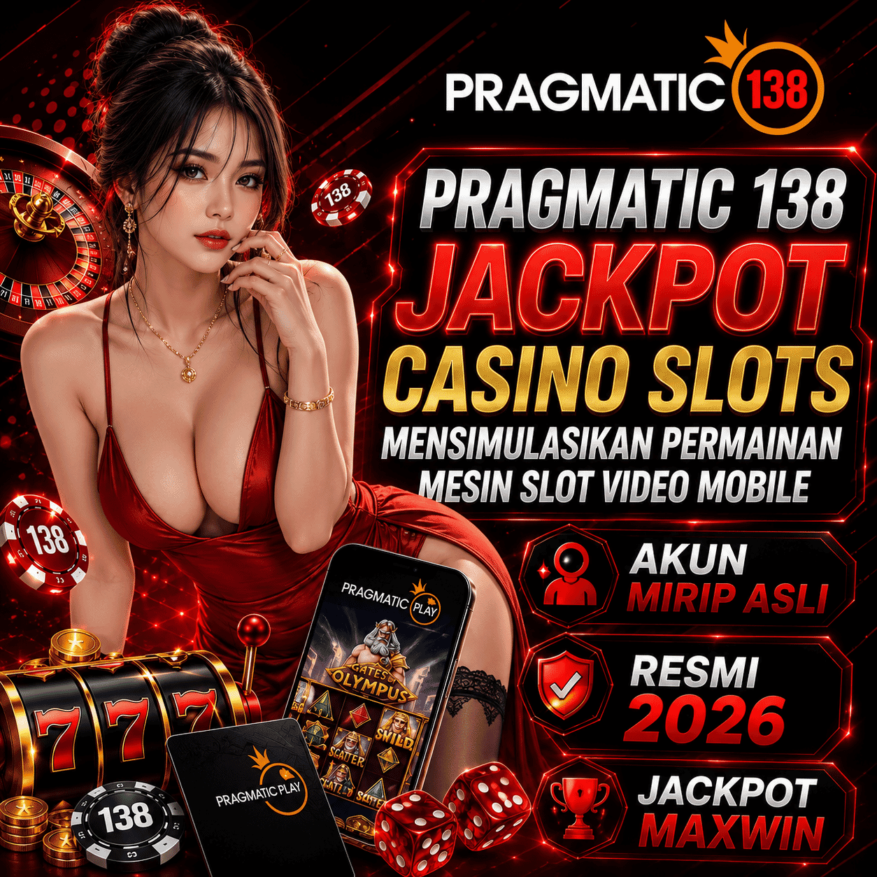 Pragmatic 138 Jackpot Casino Slots Mensimulasikan Permainan Mesin Slot Video Mobile